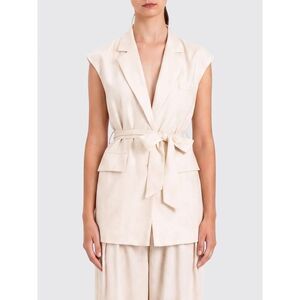 Actitude Twinset Waistcoat Woman Beige